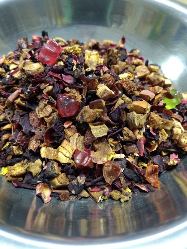 Hasi-Tee - Früchtetee mit Pfirsich-Maracuja-Geschmack (säurearm)